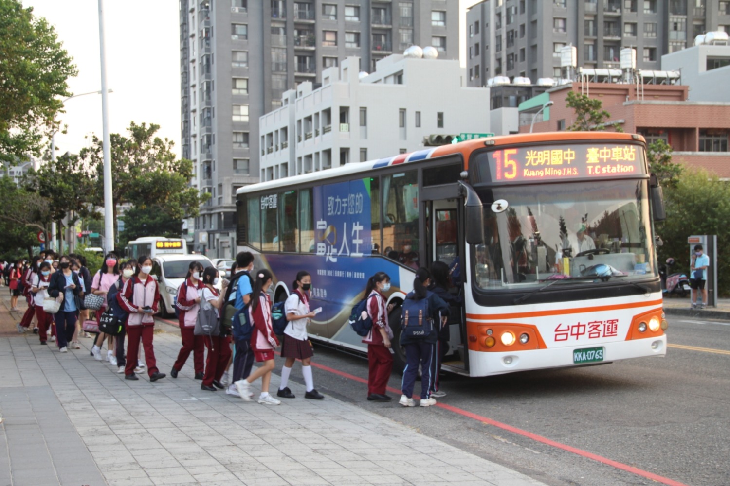 中市擴大公車進校園服務即日起調整5條路線 蕃新聞