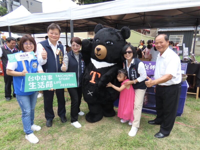 台中故事生活節現場有許多好吃、好玩的產業故事館