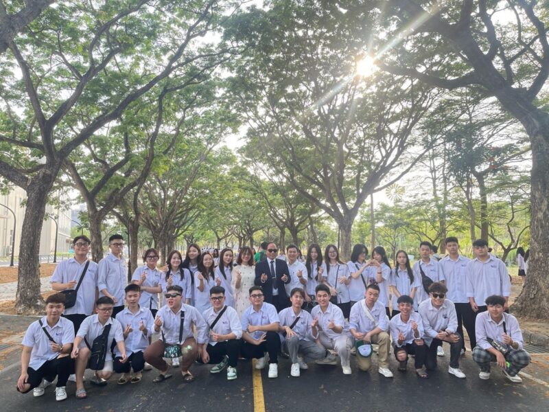 高雄大學積極拓展境外生源  邀請越南陶維慈高中師生參訪