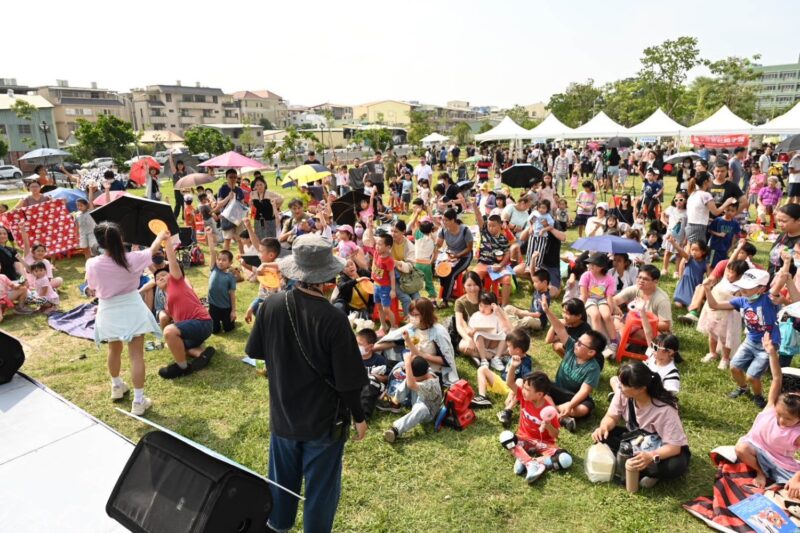 中市兒童藝術節壓軸登場 馬卡龍公園匯演吸引3千多人觀賞