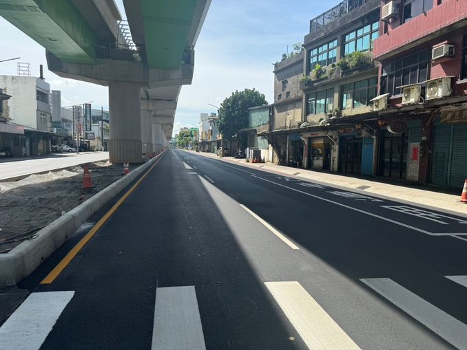 蘆竹區南崁路二段捷運高架橋完工　超前開放全線道路