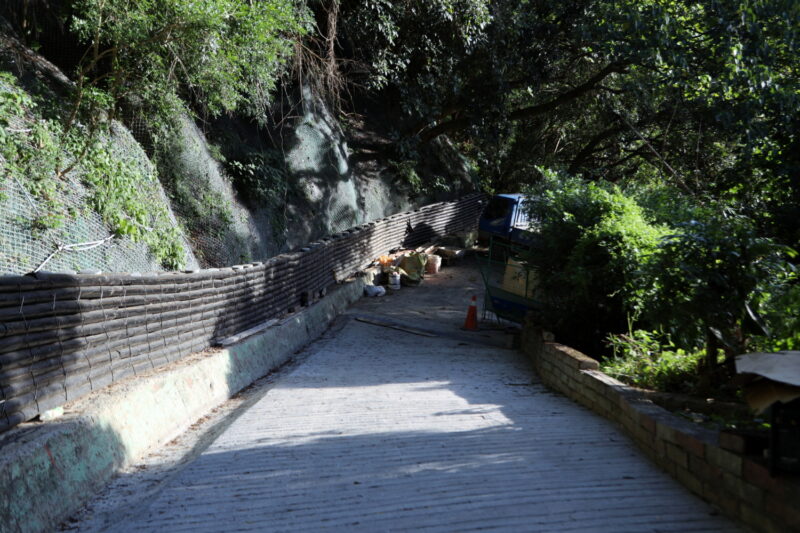 新田登山步道邊坡工程