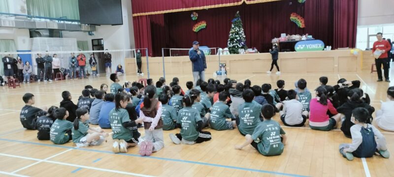 圖文：南陽國小紮根羽球訓練 聖誕親子盃週日登場。