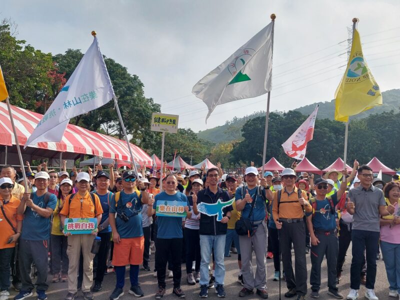 圖113年全國登山日健行路線規劃在風景優美的清水鰲峰山步道 記者王偉翻攝