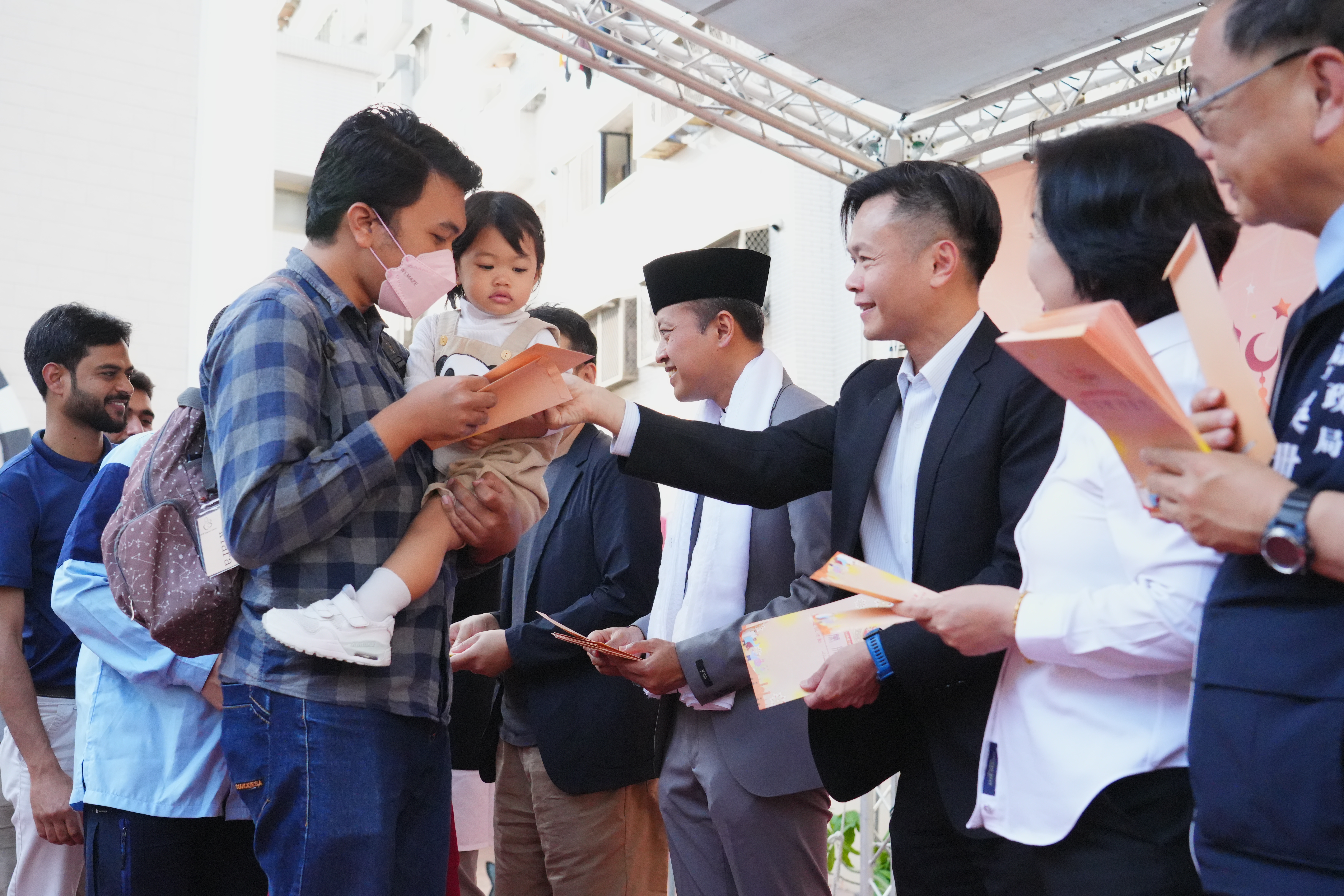圖 中市府慶祝伊斯蘭開齋節 記者王偉翻攝