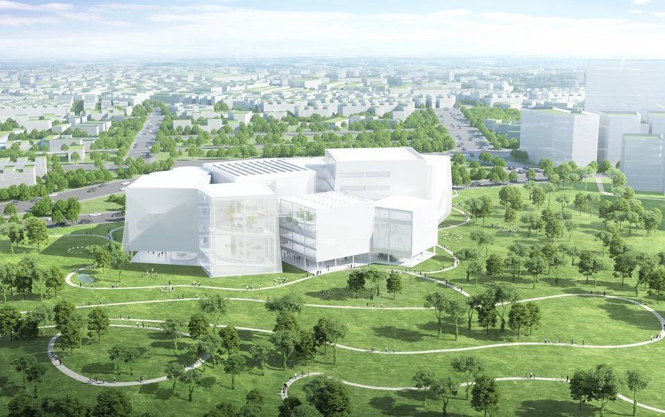 圖 普利茲克獎建築師妹島和世-西澤立衛在台首件作品-台中綠美圖12月即將開館 記者王偉翻攝