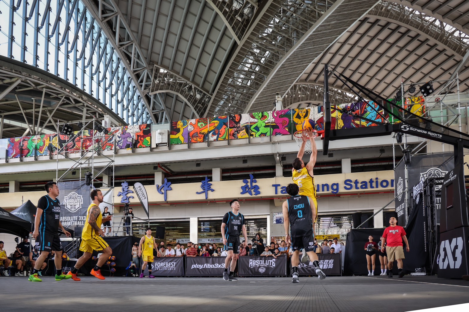 圖 absolute3x3為fiba3x3在台推廣夥伴-連續6年在台中辦理-台中火車站-更曾榮獲-年度最佳場地獎-殊榮 記者王偉 翻攝