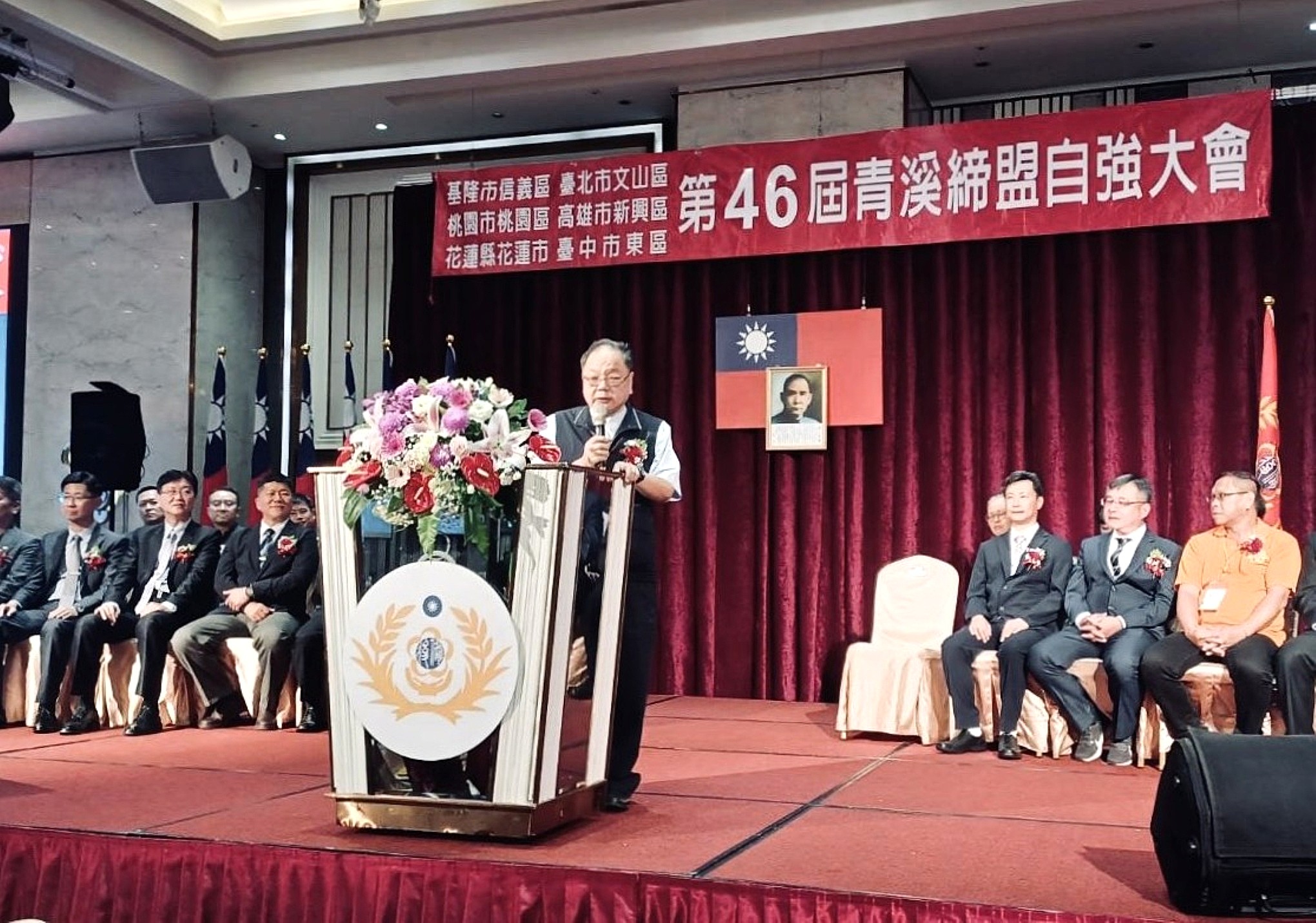 圖 全國六縣市後備軍人締盟大會移師台中-民政局長-感謝強化全民防衛韌性 記者王偉翻攝