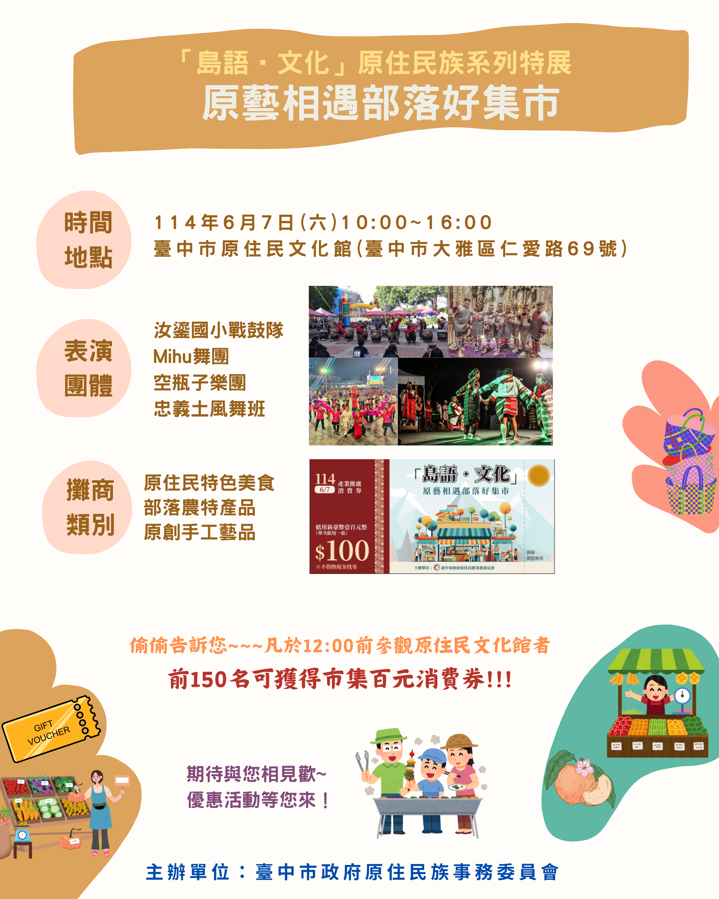 圖 原藝相遇部落好集市 記者王偉翻攝