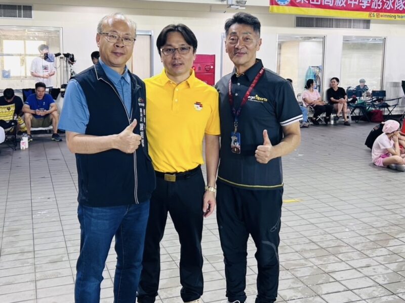 圖 運動局副局長謝明儒代表市府到場關心 記者王偉翻攝