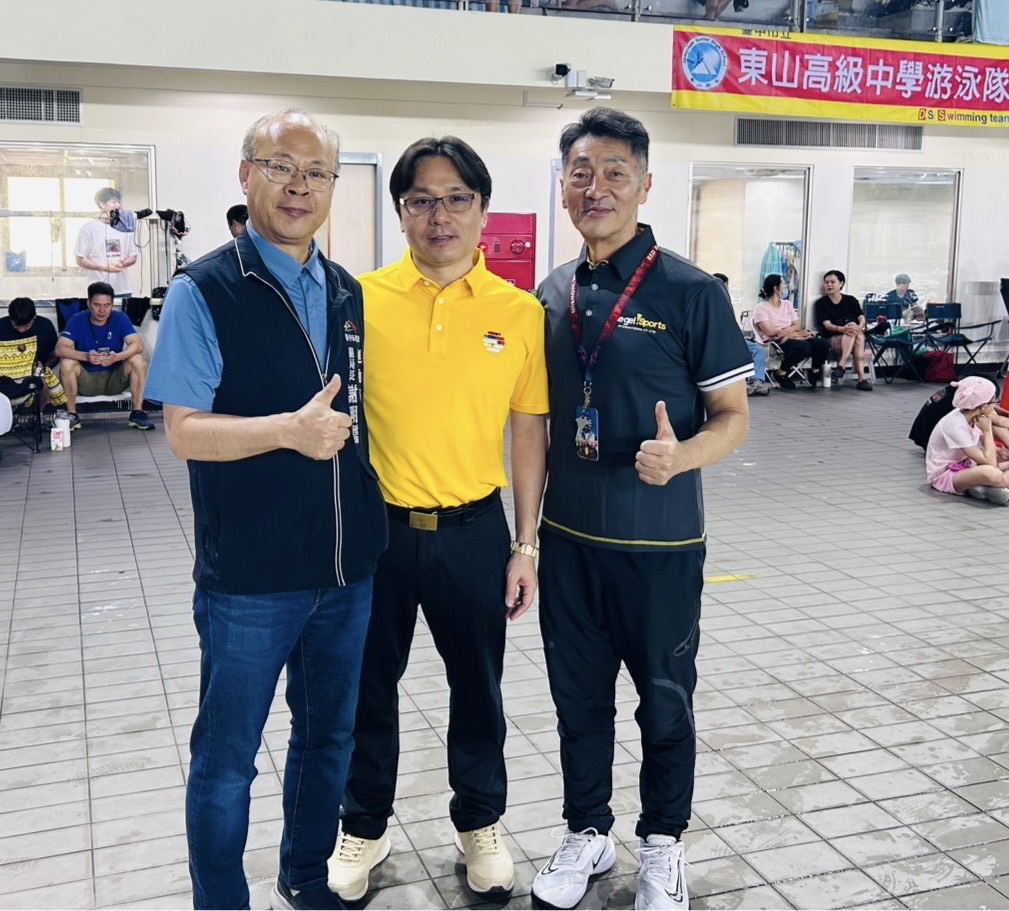 圖 運動局副局長謝明儒代表市府到場關心 記者王偉翻攝