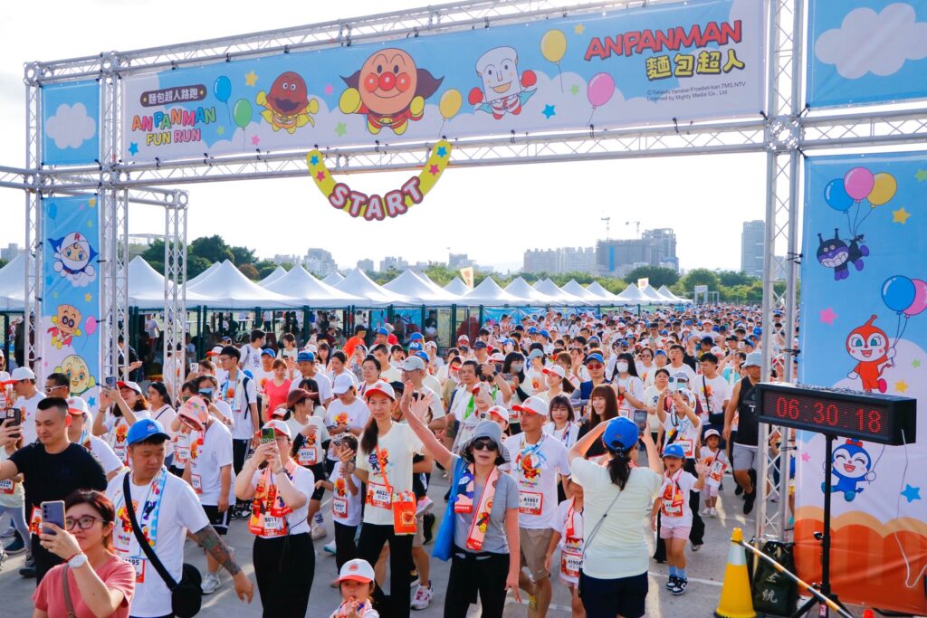圖 麵包超人路跑路線為35公里-適合大家扶老攜幼參與 記者王偉翻攝