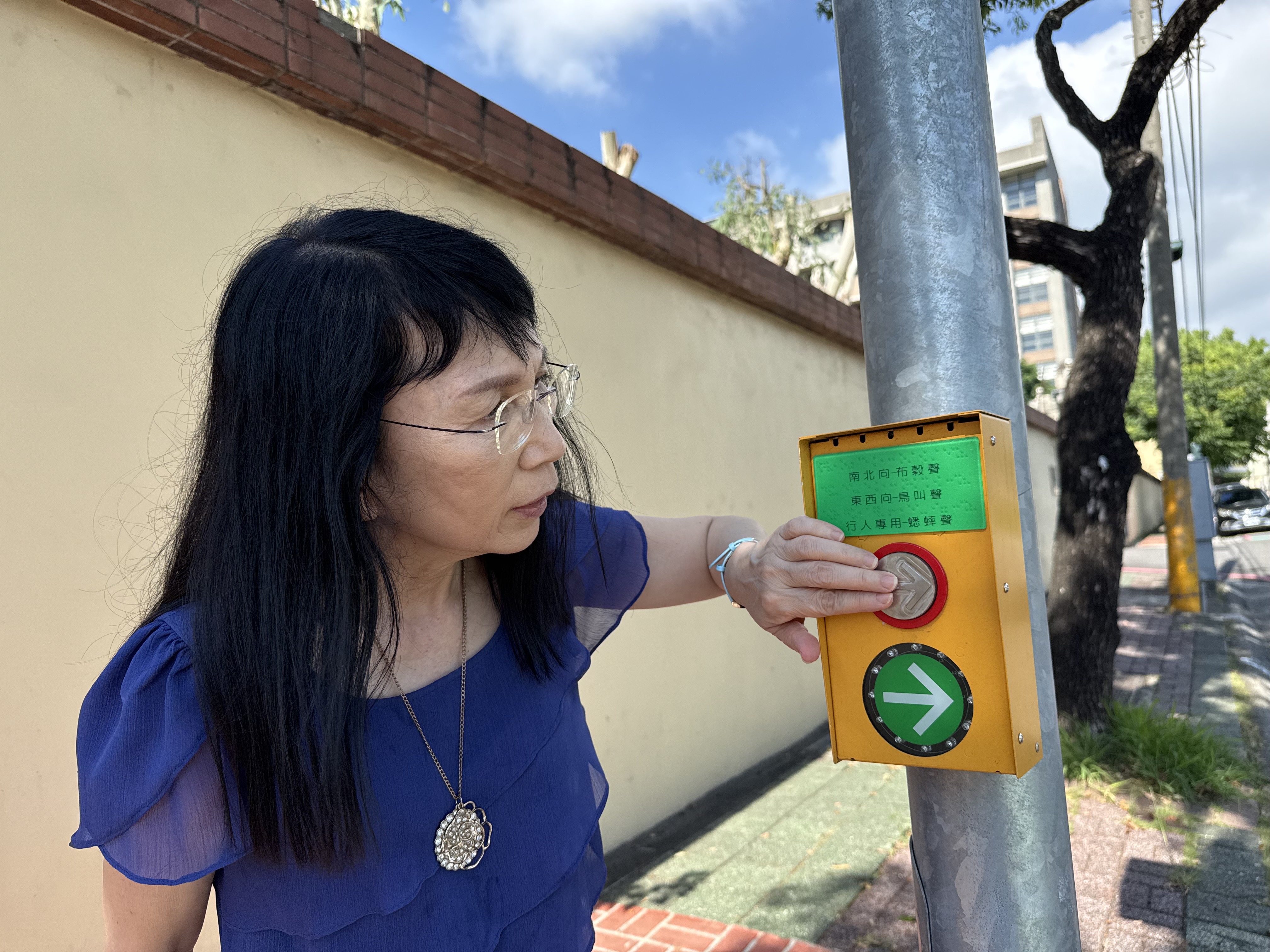 圖 交通局改善有64年歷史的惠明盲校周邊交通 記者王偉翻攝