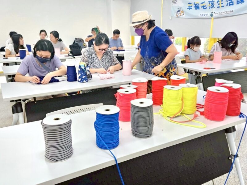圖 挑選不一樣的顏色-為毛孩的提袋增加不同的色彩 記者王偉翻攝