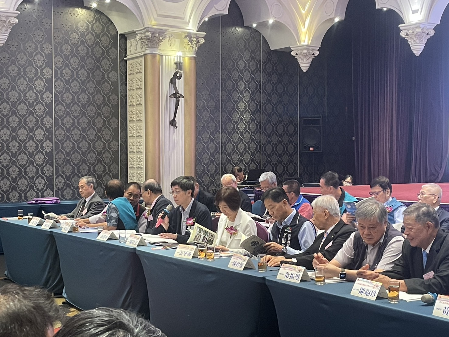 圖 臺中市印刷商業同業公會陳靖弘理事長致詞 記者王偉翻攝