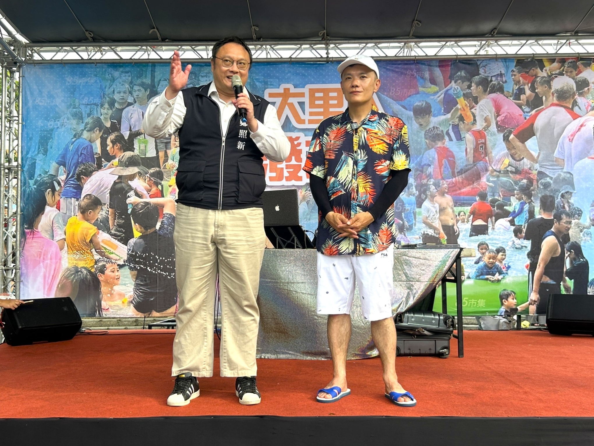 圖 昨日活動鄭副市長親自到場 記者王偉翻攝