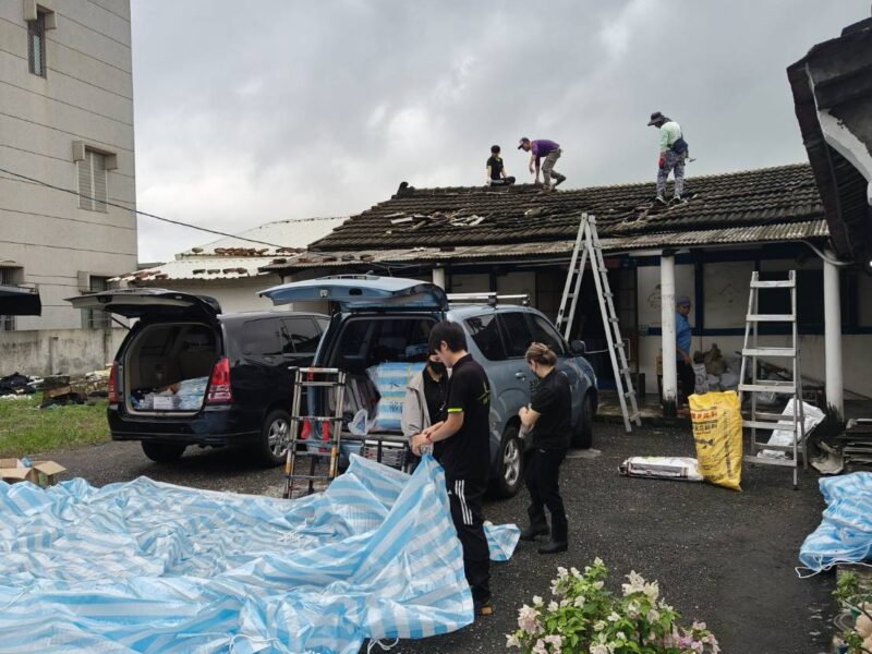 圖文：萬豐設計翻修團隊化身救援先鋒  發起南部災區義修行動。