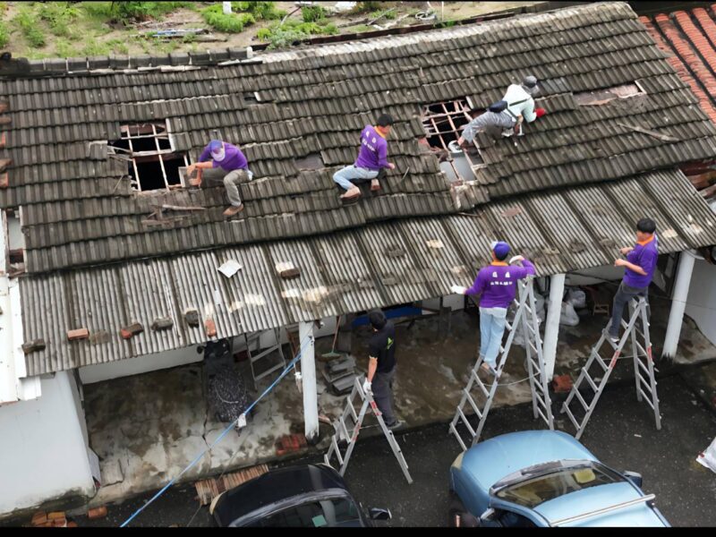 圖文：萬豐設計翻修團隊化身救援先鋒 發起南部災區義修行動。