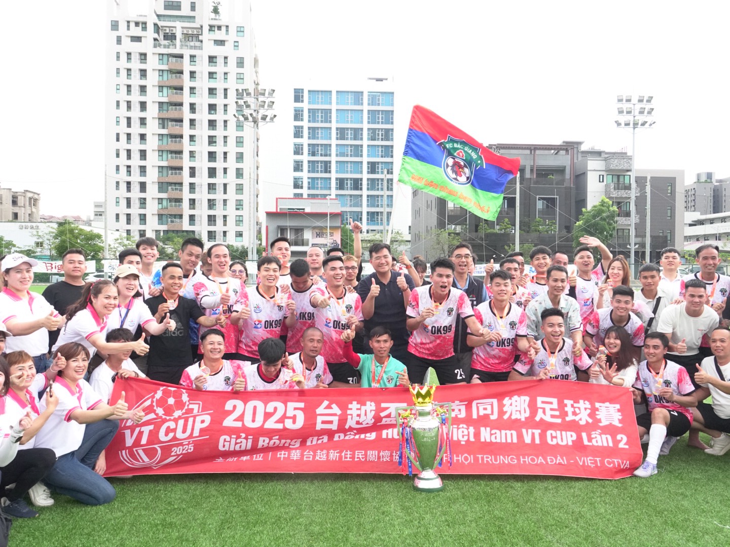 圖 2025台越盃越南同鄉足球賽全國決賽今-10日-於西屯足球場進行 記者王偉翻攝