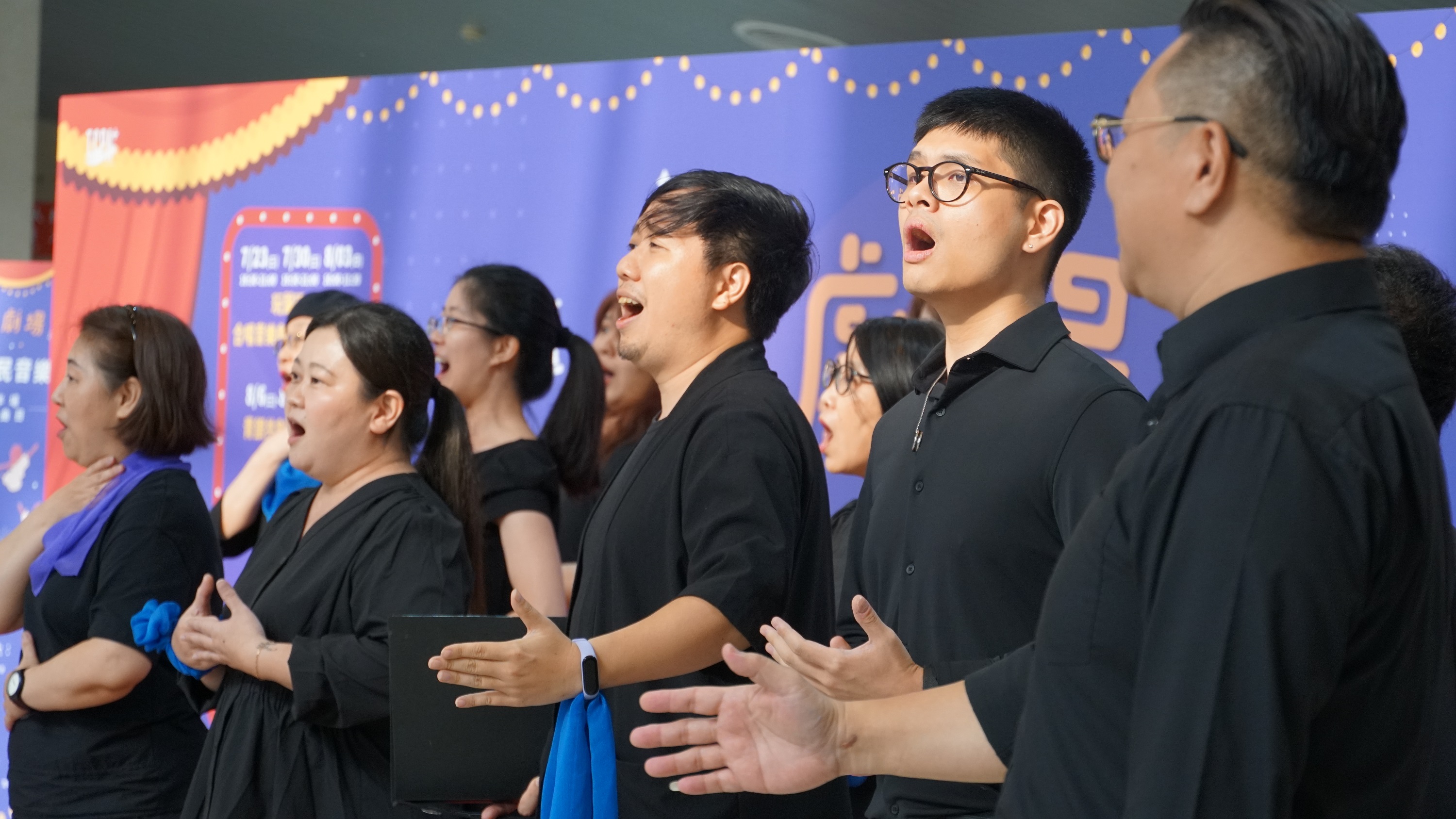圖常民音樂會由台中市內合唱團打頭陣帶來精采曲目 記者王偉翻攝