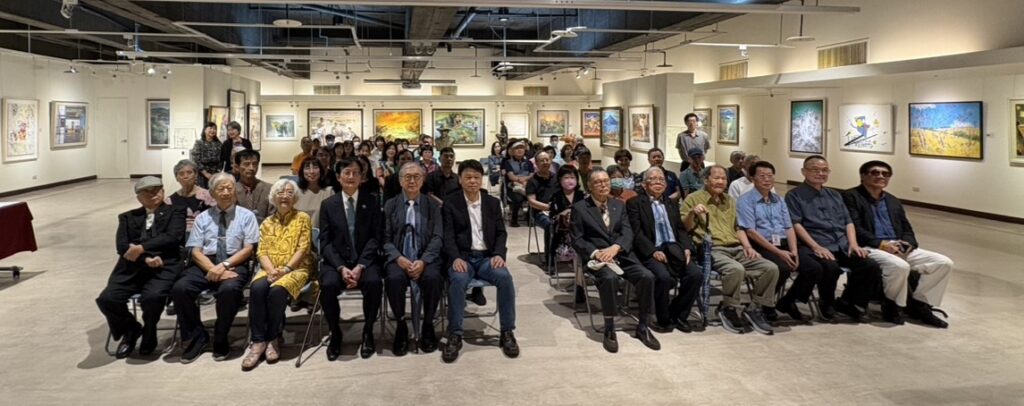 圖 第88屆臺陽美術特展-8月13日開幕式大合照 記者王偉翻攝