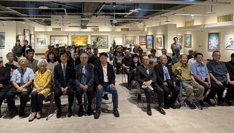 圖 第88屆臺陽美術特展-8月13日開幕式大合照 記者王偉翻攝