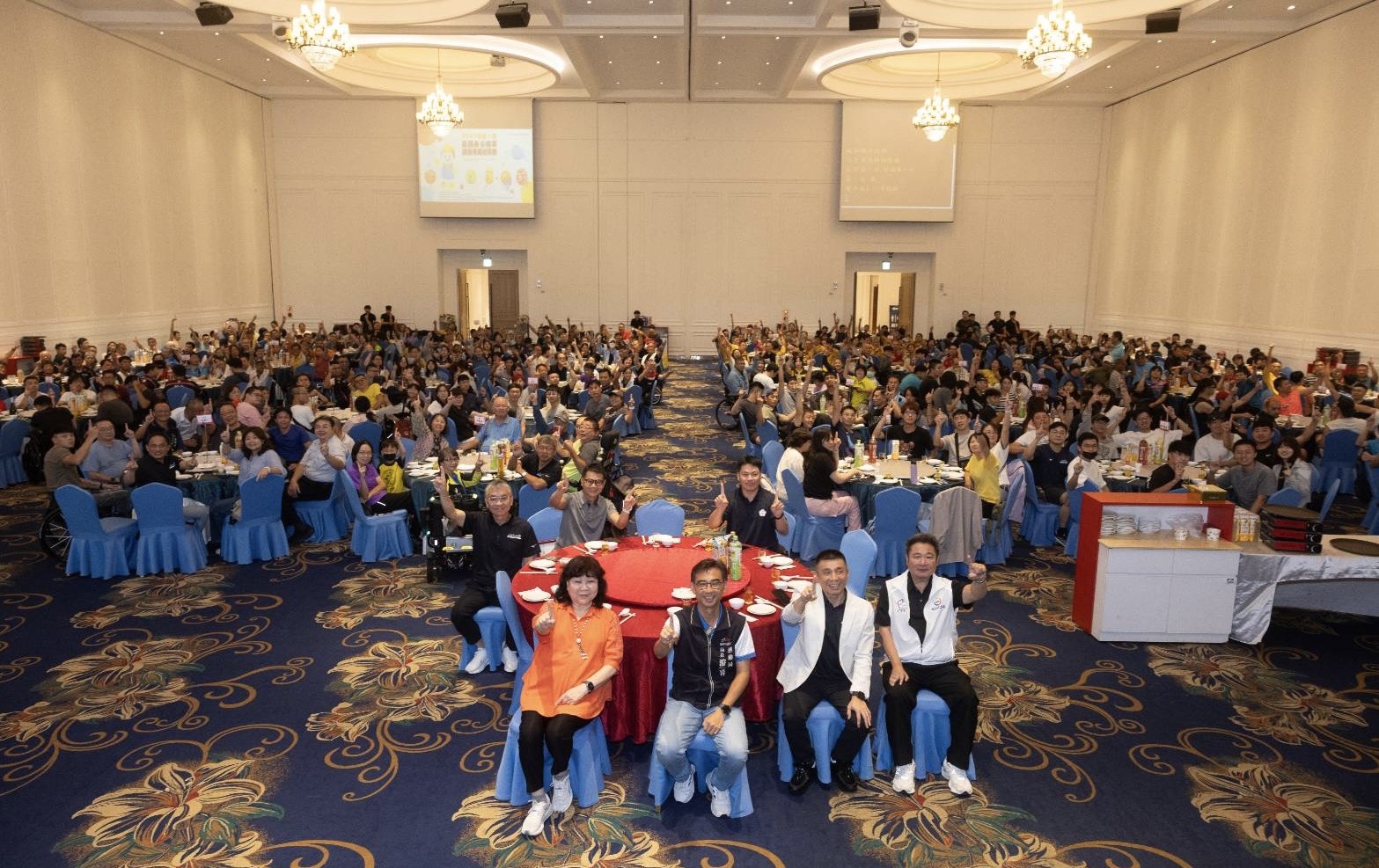 圖 全國身心障礙運動菁英邀請賽開幕典禮合影 記者王偉翻攝