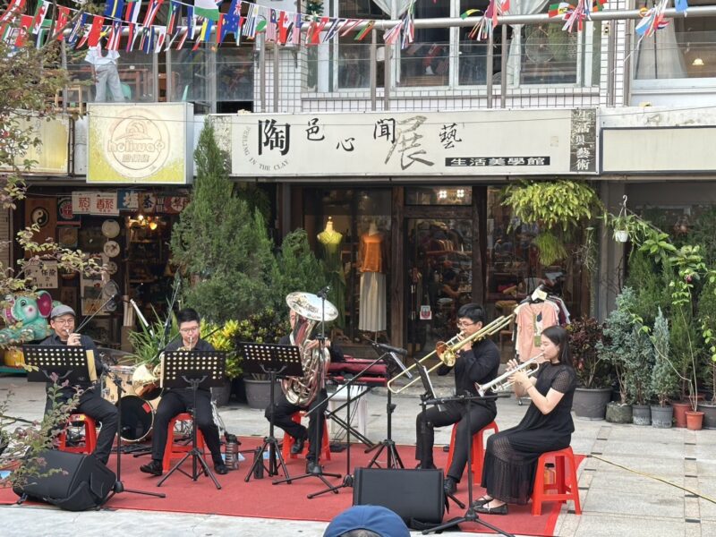 圖 活動表演-揚樂道卡斯銅管五重奏 記者王偉翻攝