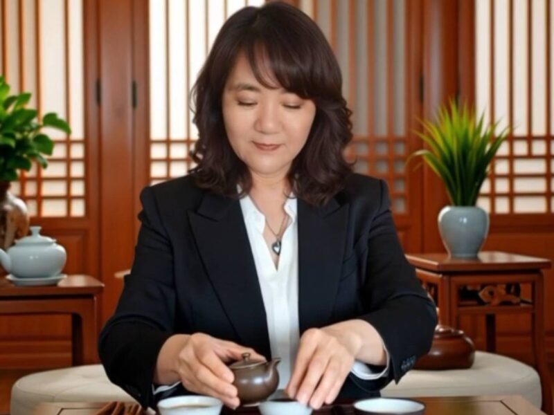 圖文:高芸蓁以堅持與熱情傳遞高山之味 看見台灣好茶。