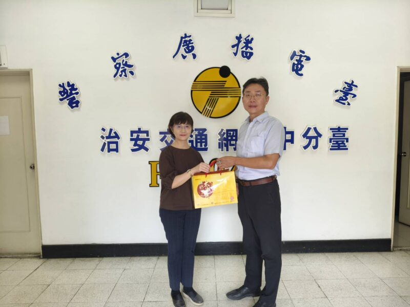 圖文:中警保大隊副大隊長蔡翊民 受邀警廣專訪 分享保大任務與治安重點。