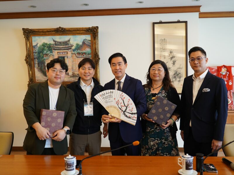 圖文:明台高中與韓國光州自然科學高中締結姐妹校  寵物專業跨越國際。