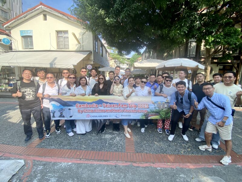 圖文：柬埔寨主力業者走訪台中知名文創景點審計新村。