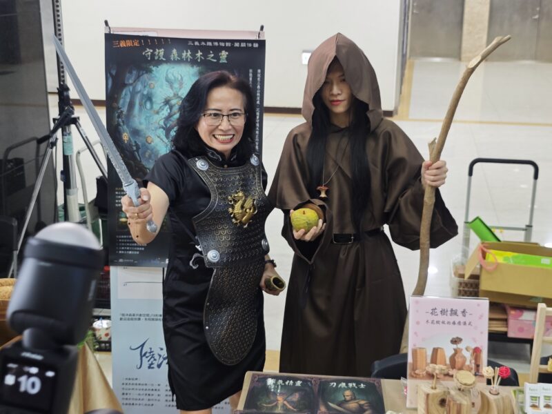 圖文：苗栗縣副縣長cosplay闖關任務關主。