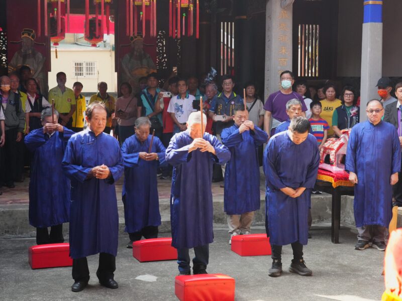 圖 市定古蹟西屯張廖家廟秋祭大典隆重登場-見證百年家廟文化傳承 記者王偉翻攝