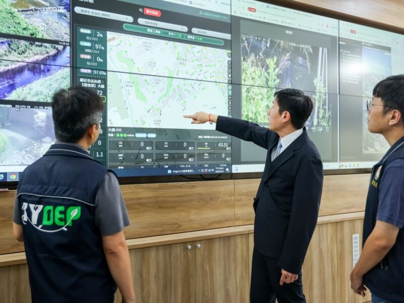 桃市獲英國綠蘋果環境金獎　以水質改善、低碳指引與AI科技治理