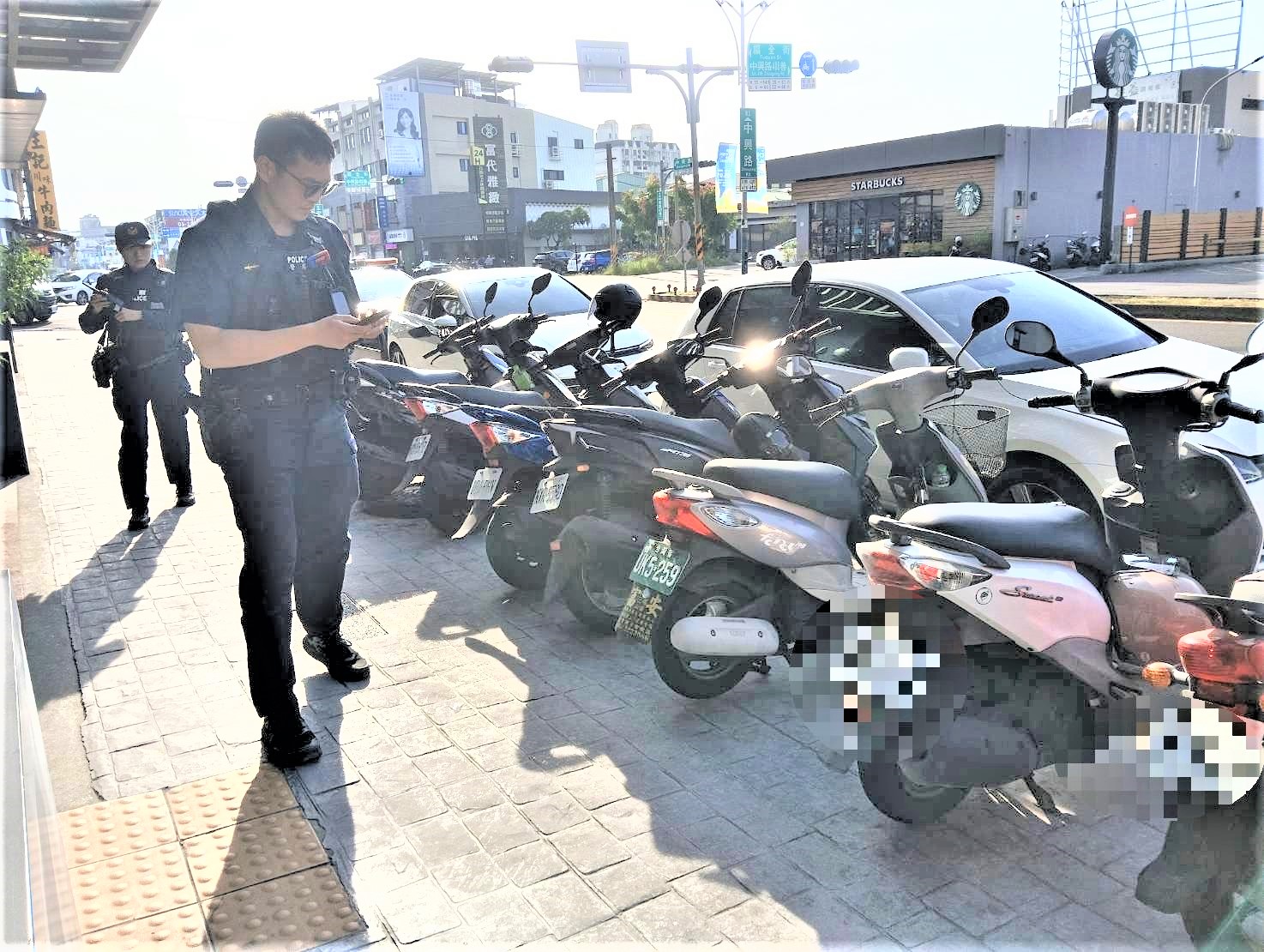 忘拔機車鑰匙 北鎮警主動關心助民眾保管