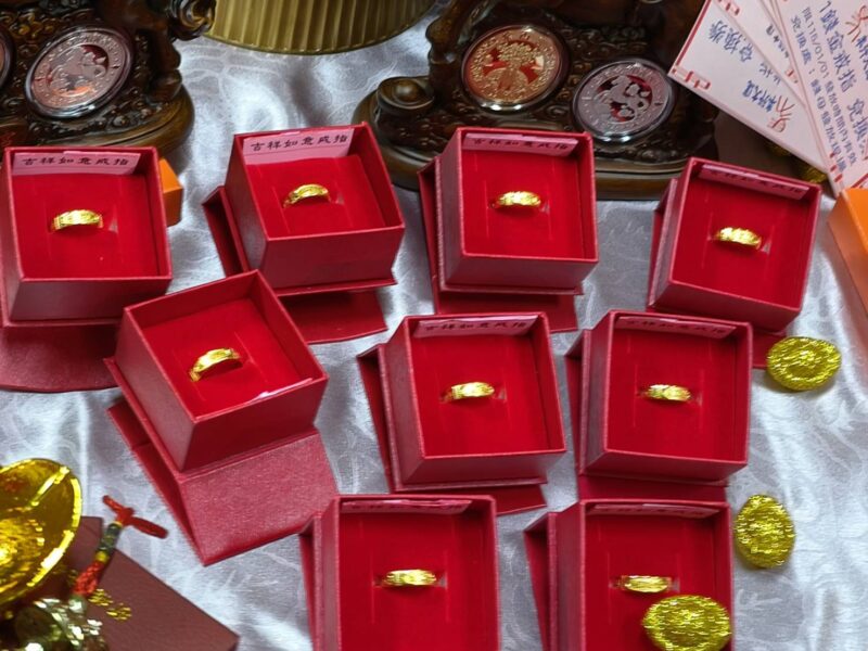 圖文：紫南宮馬年錢母馬背載金元寶 象徵財運奔騰、滿載而歸。