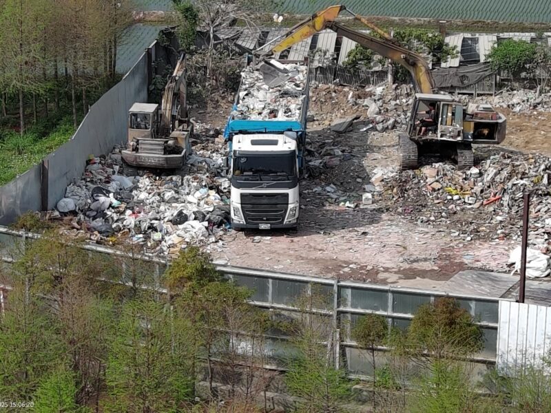 圖 西屯區廢棄物轉運站 記者王偉翻攝