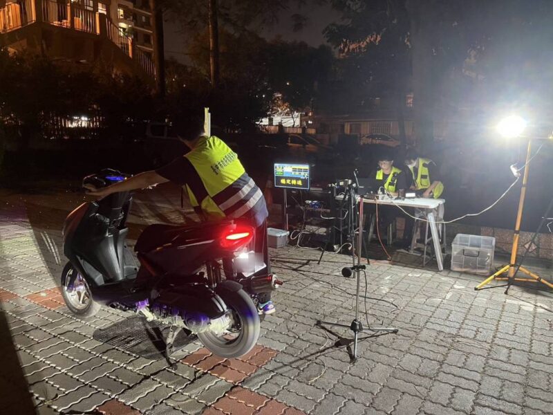 圖文:中警交大「靜城專案」強力掃蕩噪音車 炸街車。