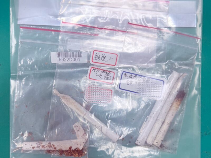 圖文:中市刑大查獲藥腳「以勞務換毒」多類毒品。