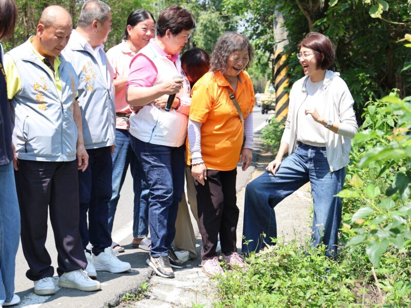 守護水里行車安全  許淑華現勘核定685萬改善經費