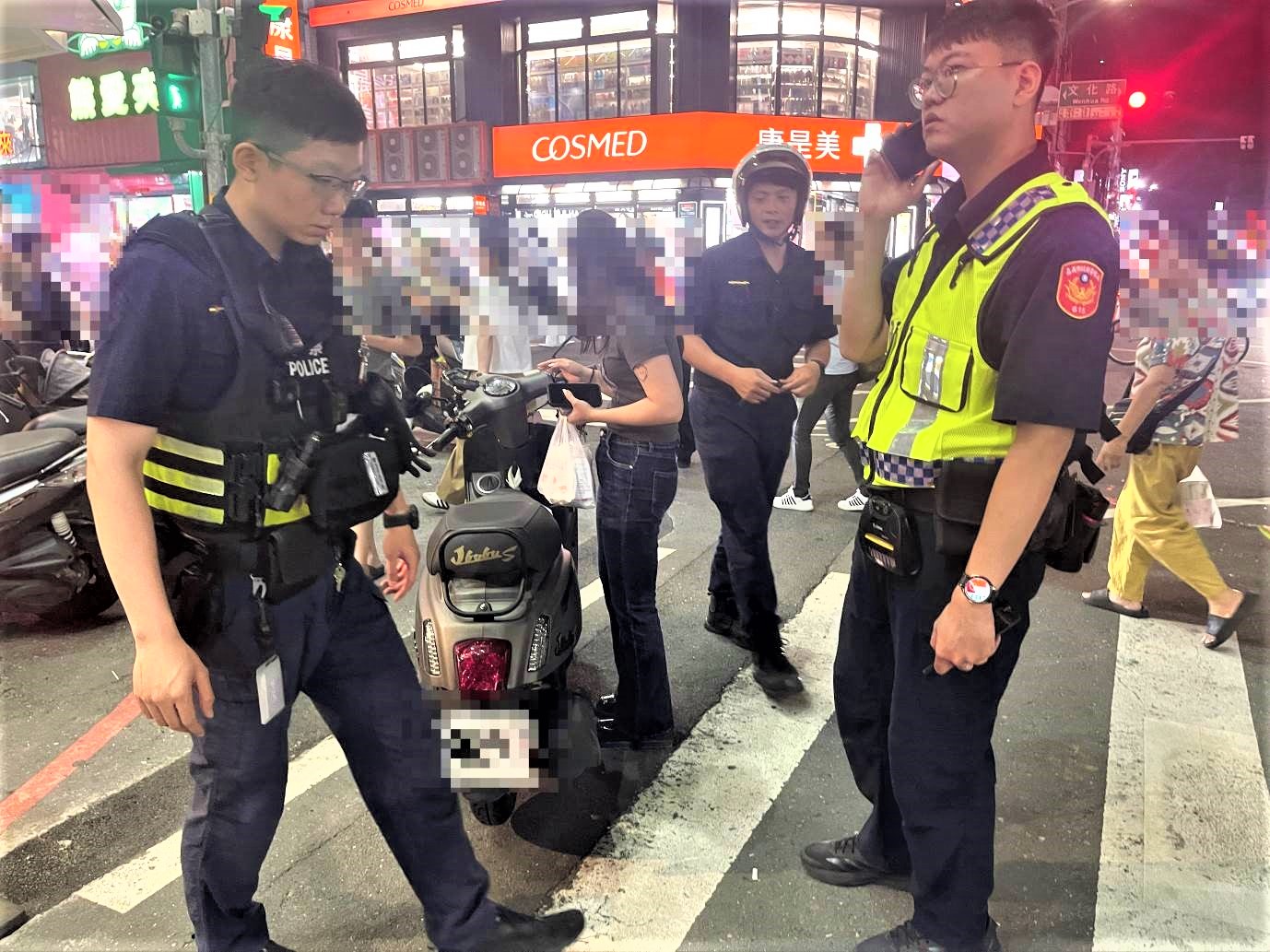 愛車玩躲貓貓　長榮警細心搜尋助尋回